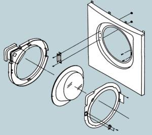 Как заменить стекло стиральной машины
